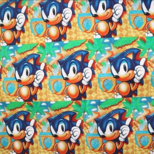 8PCS 20x33cm Japanese Cartoon Game Patchwork Polyester Cotton Fabric Tissue Sewing Quilting Needlework Material DIY,1Yc17590