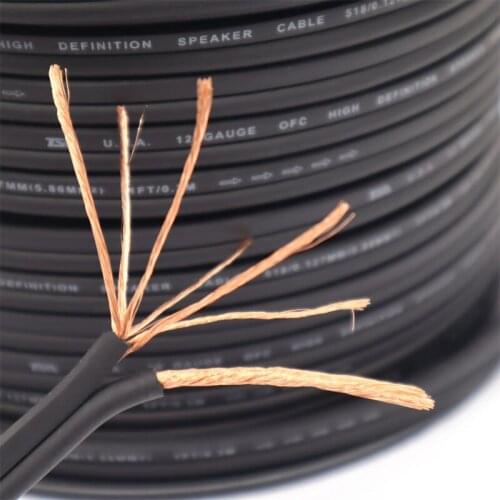 12/14/16/18GA Pure Copper Horn Cable Car Audio Stabilized Line Car Audio Horn Cable Signal Cable Horn Cable Modification