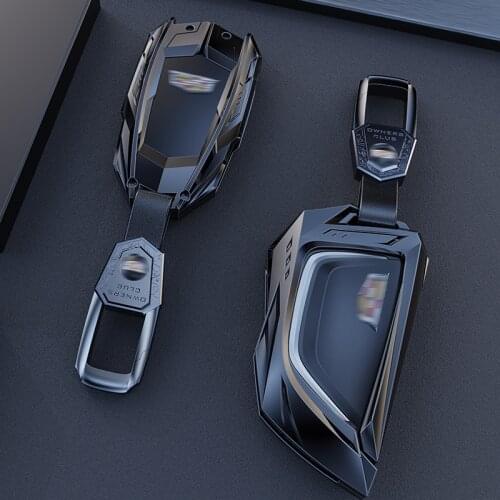 Car Key Case Cover Remote Key Bag For Cadillac ESV Escalade CTS XTS ATS-L SRX 28T ATS 2015 2016 2017 2018 CT5 XT5 XT6 Accessorie