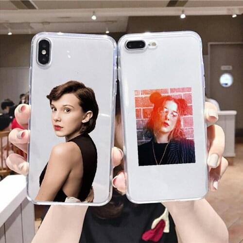 Millie Bobby Brown Stranger Things Phone Case For Samsung Galaxy A 3 5 7 8 10 20 21 30 40 50 51 70 71 E S 2016 2018 transparent