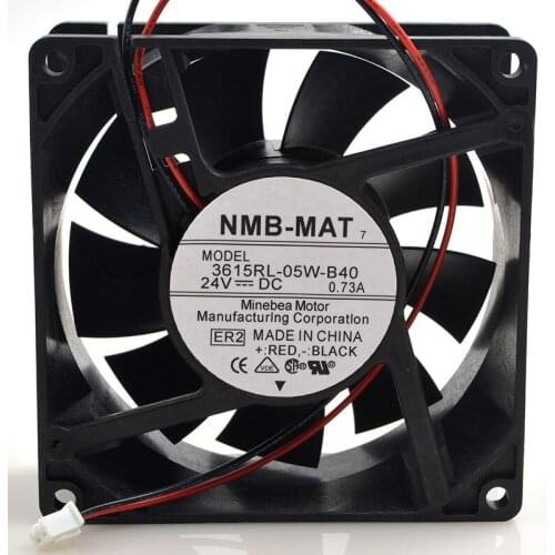 FOR NMB-MAT 3615RL-05W-B40 9038 9CM 24V 0.73A Waterproof Inverter cooling Fan