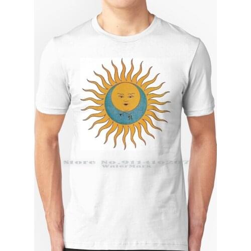 Sun And Moon T Shirt 100% Pure Cotton Sun Moon Stars Astrology Zodiac Space Indie Grunge Hipster Hippie Psychedelic 70s 60s