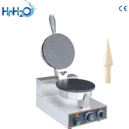 Commercial ice cream waffle cone maker waffle cone machine egg roll waffle iron baker Non-stick Crispy Crepe baking cake oven
