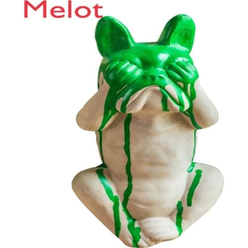 Master Handmade Lucky Good Taste Dog Desktop Cute Pet Creative Gift Garden Courtyard Cute Decoration home accessories