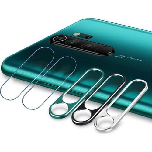 Camera Metal Ring+Tempered Glass For Xiaomi Redmi Note 9S 8T Camera Lens Protector For Redmi Note 9 Pro Note 8 Pro Redmi 9 Film