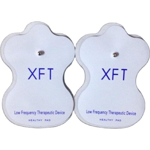 Replacement Electrode Massager Acupuncture Pads 20pcs/Set Slimming Massager Replacement Pads for Digital Therapy Machine XFT PAD