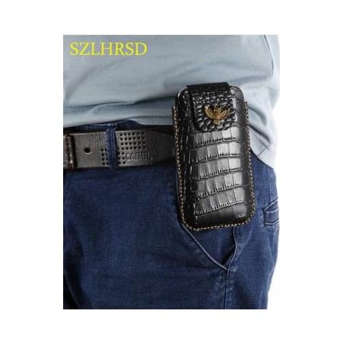 SZLHRSD Belt Clip Genuine Leather Waist Holder Flip Cover Pouch Case Vernee T3 Pro X1 V2 M6 M5 Apollo Lite Mars Mix 2 Thor Plus