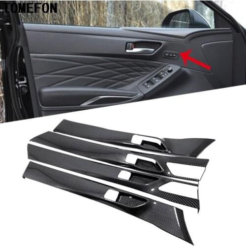 TOMEFON For Toyota Avalon XX50 2019 Car Inner Door Handle Bowl Strips Frame Panel Cover Trim Styling Interior Accessories ABS