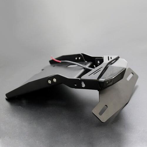 Motorcycle Tail Mount License Plate Bracket Brake Rear Lamp Taillight For BMW R NINE T 2014-2018 R9T