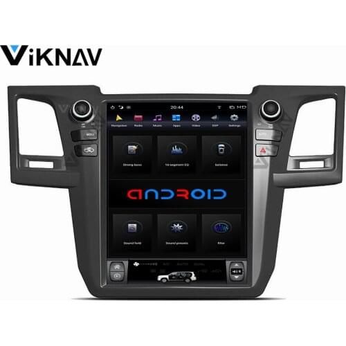 12.1 inch Android Car GPS Navigation For-Toyota Fortuner/Revo 2004-2015 multimedia DVD player support carplay