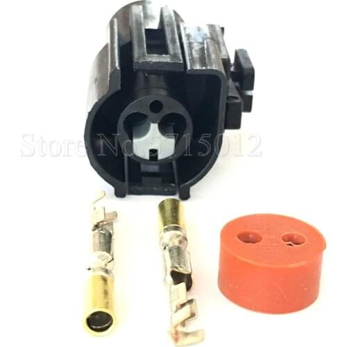 2 Hole Waterproof Automotive Connector Car Cable Plug With Terminals And Seals