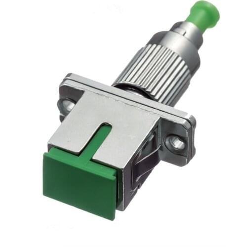 2PCS/lot FC male to SC female conversion head transfer adapter couplerSC/APC-FC/APC fiber flange round turn square adapter