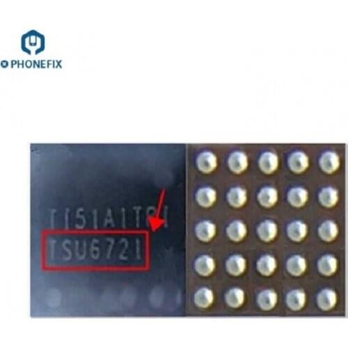 25pins TSU6721 Charging IC for Meizu MX4 MX5 Mobile Phone Motherboard Replacement Parts Backlight Control IC for Xiaomi Note 3 4