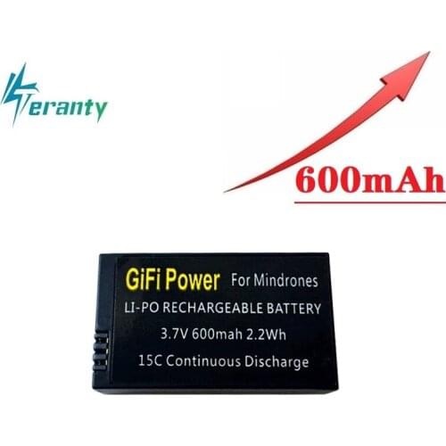 3.7V 600mah Replacement Lipo Battery Large Capacity Drones Battery For Parrot Mini Drones Mambo, Jumping Sumo and Rolling Spider