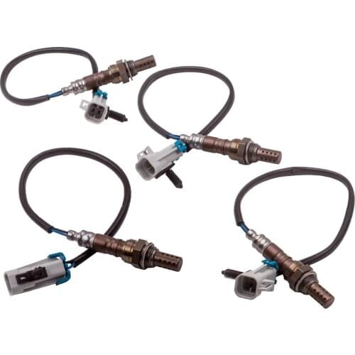 4 Pcs O2 Oxygen Sensors for GMC Sierra 1500 Upstream & Downstream 5.3L 2003-05