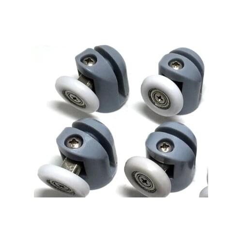 4 upper shower door rollers wheels pulleys pulley spare parts "Rolli"