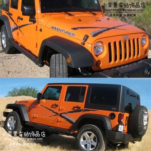 Car stickers FOR Jeep Wrangler stickers Personalized body stickers Wrangler modified decorative stickers