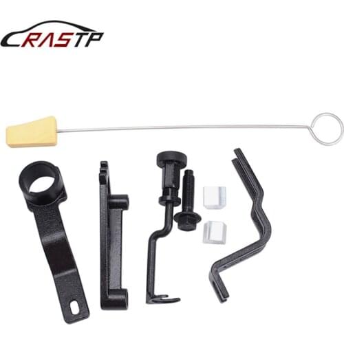 Car Accessior Valve Spring Compressor Cam Phaser Holding Tool for Ford 4.6L 5.4L 3V Engine Timing Tool Set Black RS-EM1020