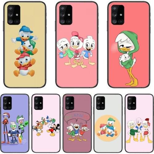 Disney Cartoon Huey Dewey and Louie Phone Case Hull For Samsung Galaxy A 90 50 51 20 71 70 40 30 10 80 E 5G S Black Shell Art