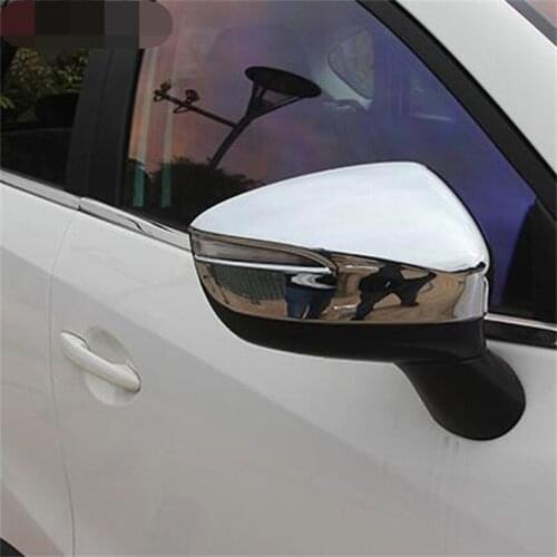 For Mazda CX-3 CX3 2015 2016 2017 2018 Car Rearview Mirror Cover Frame Stickers Exterior Decoration Auto Car-Styling Accessories