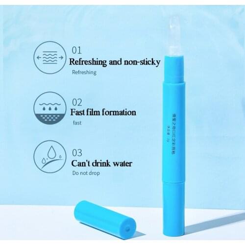 Lipstick Fixed Color Lip Glaze Raincoat Translucent Lipstick Fixative Gel Lips Color Fixing Cosmetic Lasting Waterproof