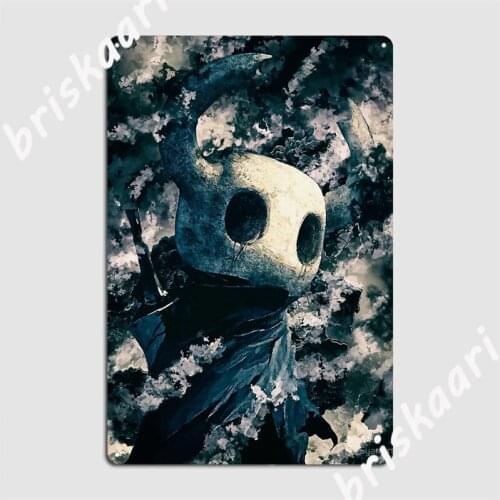 Hollow Knight Metal Signs Club Mural Painting Design Living Room Tin sign Posters