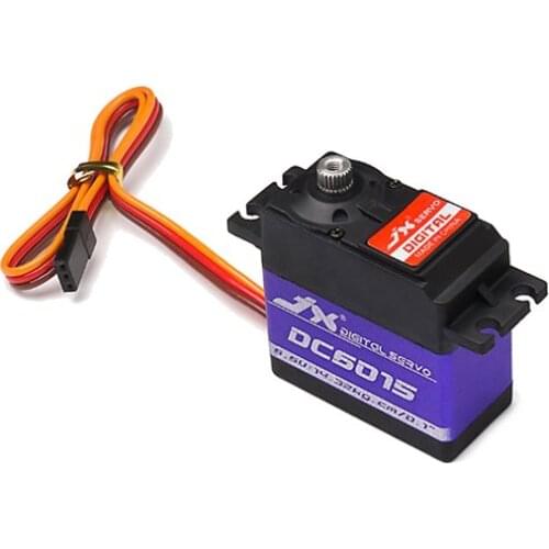 4PCS JX Servo DC6015 14.32kg Core Metal Gear High Torque Digital Servo For RC Models Airplane Car Helicopter