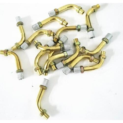 Brass Elbow Tube for PUCH Moped 17mm Bing Style Carburetor motorcycle Carburetor elbow accessories for PUCH bing 17 carburetor