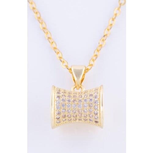 Fashion Jewelry Vintage Zircon Czech Beads Womens Necklaces Handmade Copper Micro Pave Long Chain Necklaces & Pendants Diy Gift