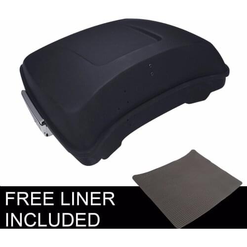 Motorcycle ABS Matt Black 5.5" Trunk For Harley Tour Pak Road King Road Glide Street Glide Electra Glide 2014-2020