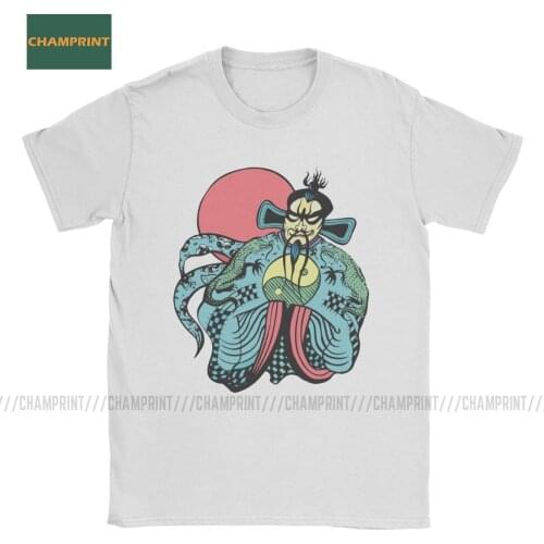 Men JB Big Trouble In Little China T Shirt Lo Pan David Kung Fu Karate 100% Cotton Short Sleeve Tee Shirt Big Size T-Shirt