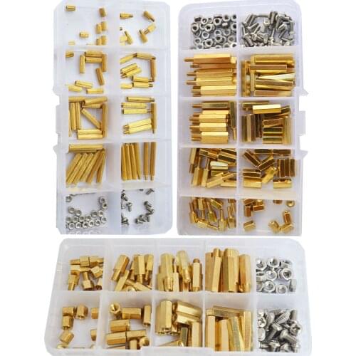 Brass Standoff Motherboard PCB Spacer Assortment Kit M2 M3 M4