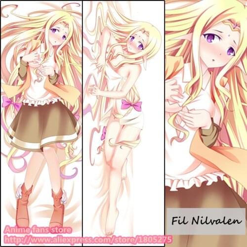 No Game No Life Fil Nilvalen Cute Japanese Anime Pillowcase Pillow Case Cover decorative Hugging Body Bedding