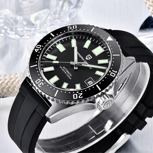 2021 Latest PAGANI DESIGN Fashion Mechanical Watch 100M Waterproof Sapphire Glass NH35A Business Sports Watches montre homme