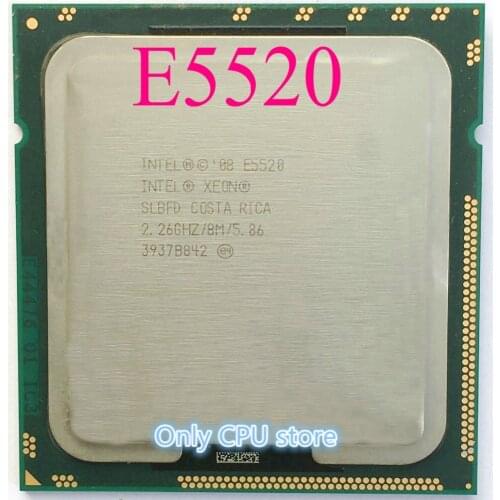 Original lntel Xeon Quad Core E5520 2.26GHZ/8M CPU SLBFD