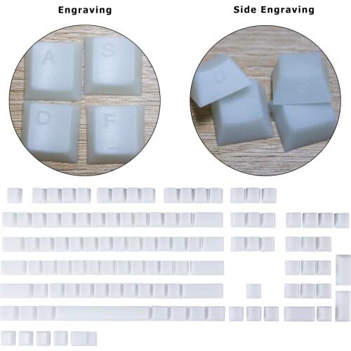 POM Jelly Keycaps Doubleshot Translucent OEM Profile Keycaps For DIY 60%/ 87 TKL /104 /108 Switch Gaming Mechanical Keyboard