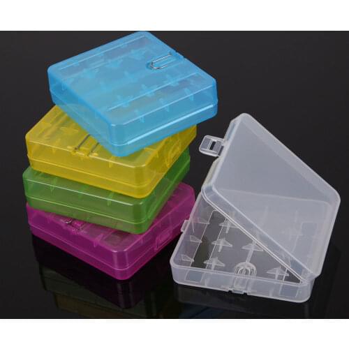 Portable Plastic Battery Case Cover Holder Storage Box For 18650 Batteries New