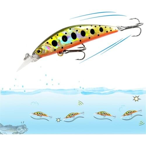 1PCS Japan Submerged Minnow Fishing Lures Jig 700mm/5g/ Bionic Laser Topwater Wobblers Hard Bait Pesca Bass Three Hook Tackle