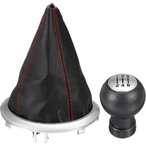 5 Speed Gear Stick Shift Knob + Dust-Cover Shifter for Suzuki Swift SX4 2005-2010