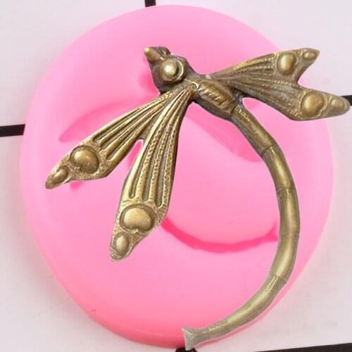 Dragonfly Silicone Mold Chocolate Gumpaste Candy Polymer Clay Molds Baking Cupcake Topper Fondant Cake Decorating Tools Jewelry