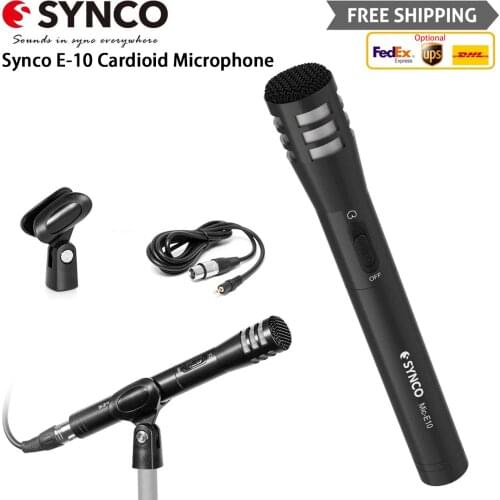 Synco MIC-E10 Cardioid Microphone Seen the image for camera for smartphone