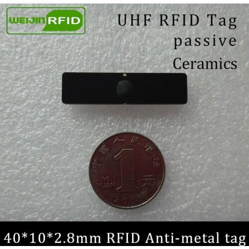 UHF RFID anti metal tag 915m 868m Alien Higgs3 EPCC1G2 6C 40*10*2.8mm IT assets small rectangle PCB smart card passive RFID tags