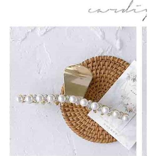 8 Models Pearl Claw Hairpin Large Metal Issue Card New Korean Headwear Factory Direct Sales