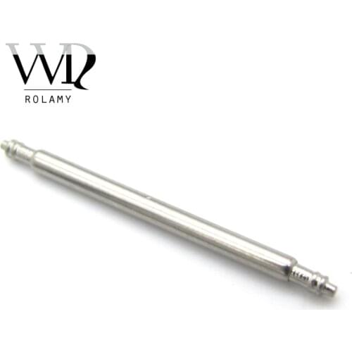 1pc 16 18 20 22 24 1.8mm Diameter Stainless Steel Watch Band Strap Bracelet Spring Bars Pins Link Part Tools Double Push Flanges