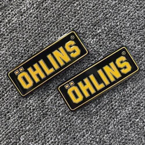 2PCS Aluminium Motorcycle Exhaust Pipes Pipe Decal Sticker Scorpio For ONLINS for YAMAHA Kawasaki Suzuki Harley Honda