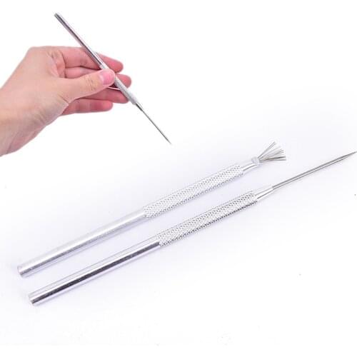 7 Pin Feather Wire Texture & Pro Needle Pottery Clay Tools Set Ceramics Sculpting Modeling Tool Pottery Texture Brush Tool