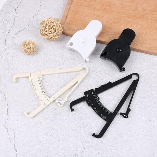 70mm Skinfold Body Fat Caliper Body Fat Tester Skinfold Measurement Tape with Measurement Chart Body Health Care Tool