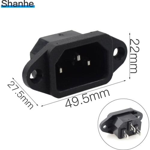 AC-04 AC power socket 3P 10A 250VAC