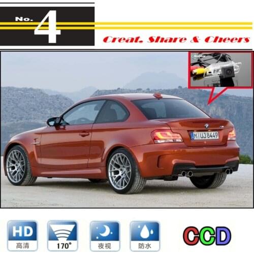 Car Camera For BMW 1 M1 E82 E88 Coupe Model High Quality Rear View Back Up Camera For PAL / NTSC to Use | CCD With RCA