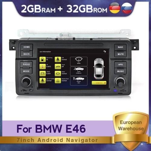Android System For Bmw E46 M3 Rover 75 1999-2005 Car Multimedia Player GPS Navigation FM Radio Stereo Bluetooth Head Unit WIFI